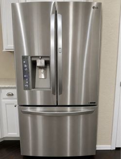 LG 30 Cu. Ft. Stainless French Door Refrigerator – Door-in-Door + Ice/Water