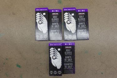 Medium to Large 4-Pack Kirkland Signature Cabretta Leather Golf Gloves