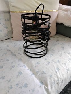 Hanging lamp. Black.