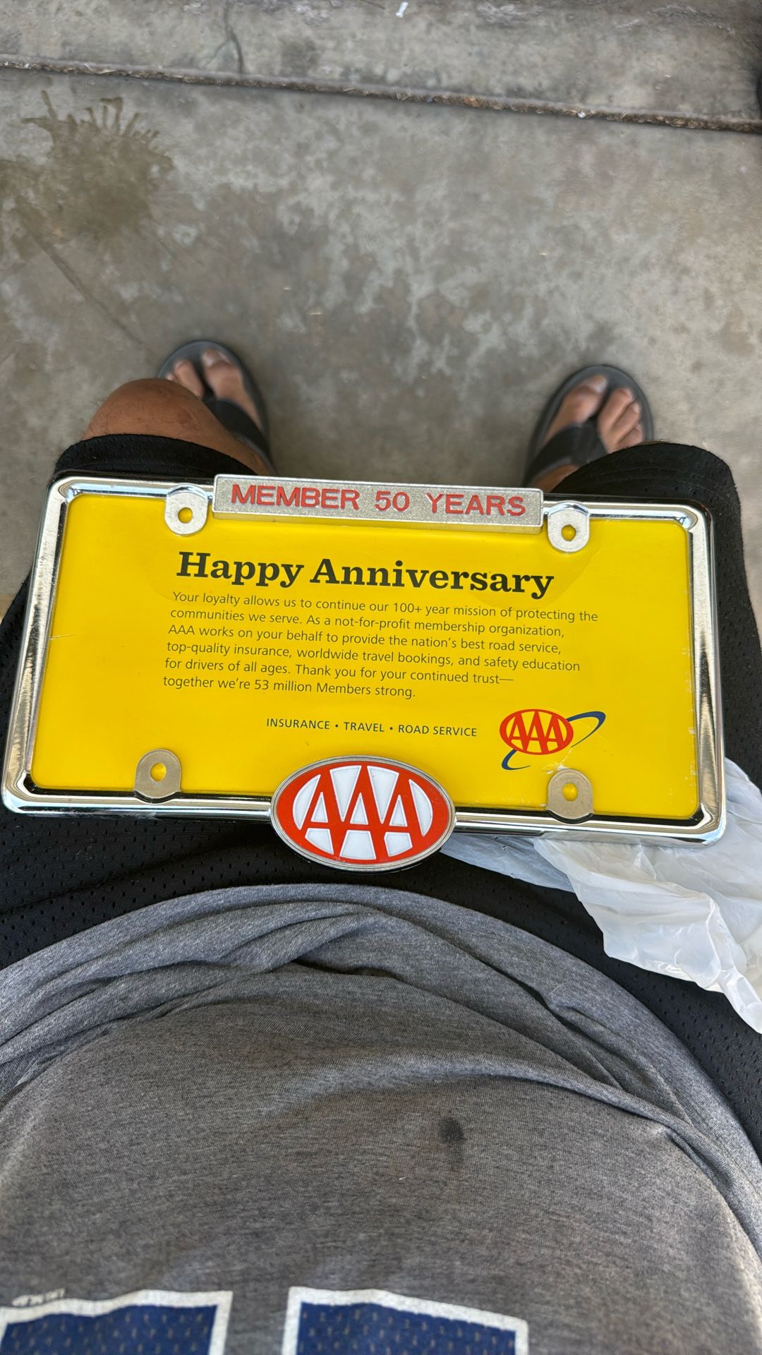AAA License Plate