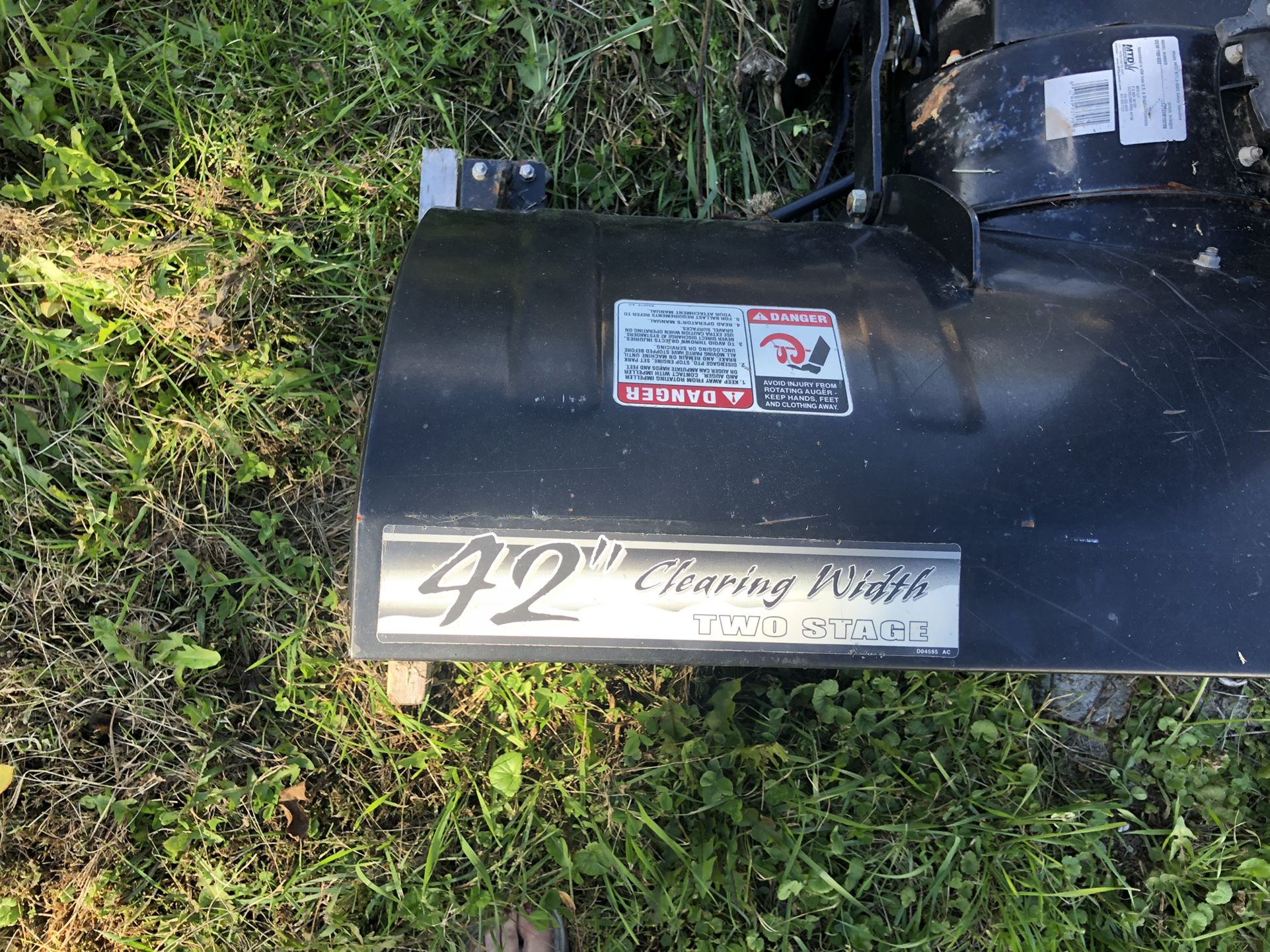 Snow Plow Attachment
