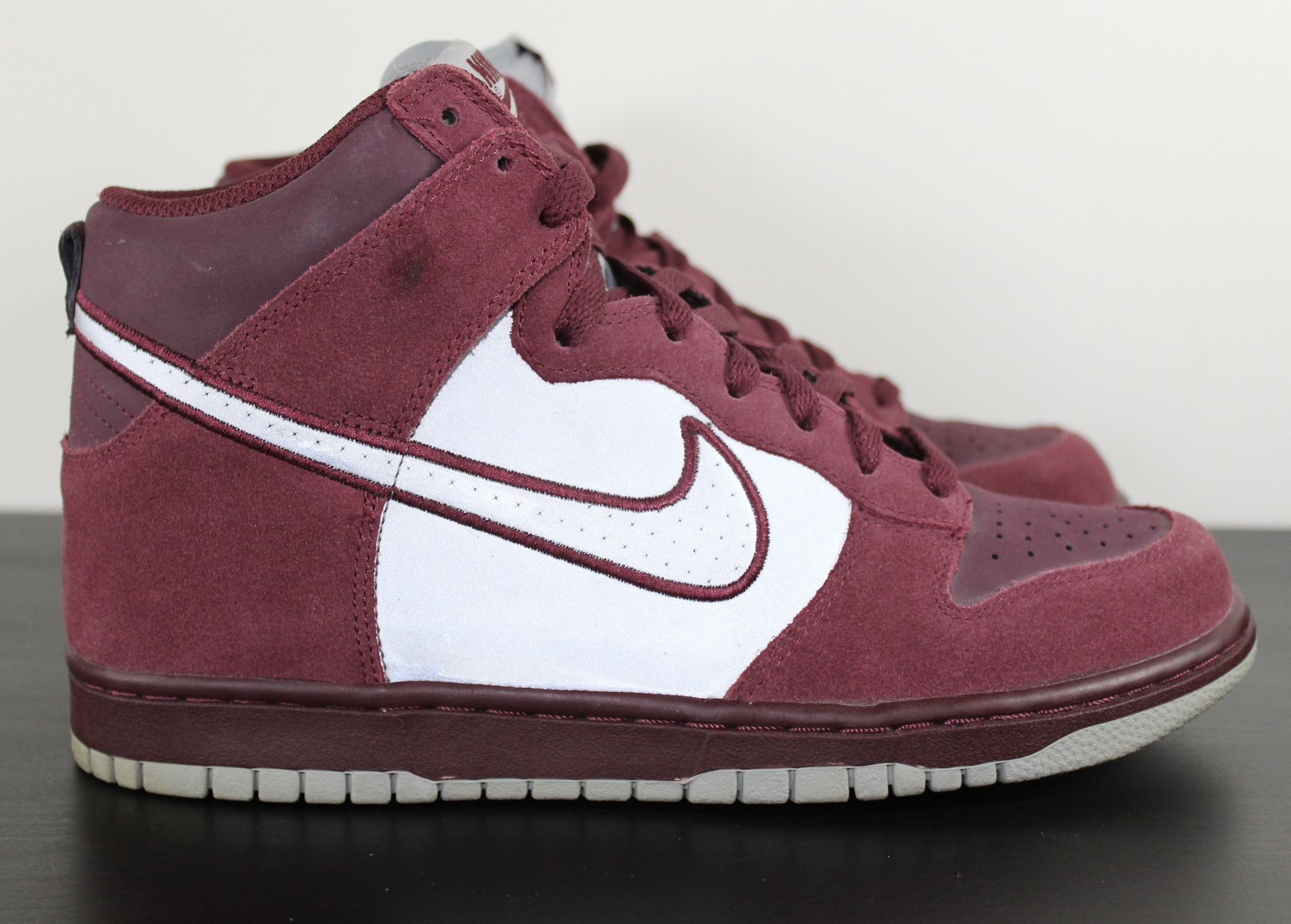 Nike Dunk High ‘Cherrywood Red Reflective’ 317982-615 Men’s Size 8
