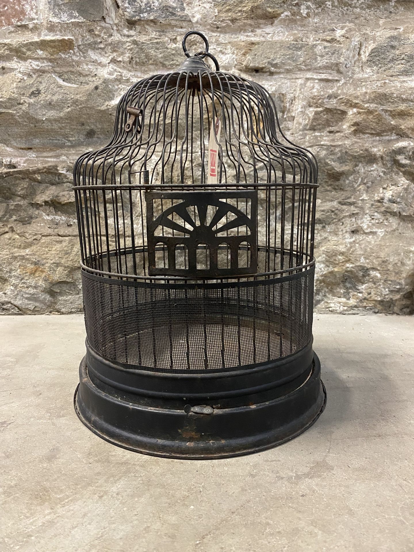 Antique Wire Bird Cage