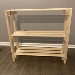 Solid Maple Wood Rack New 