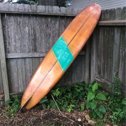 Antique, longboard, surfboard