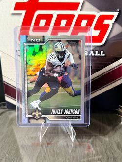 Topps Juwan Johnson New Orleans Saints Football Card