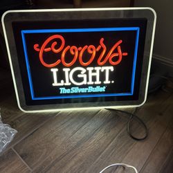 LED Coors Light Sign