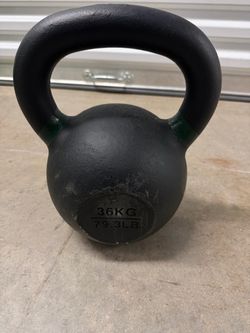 36KG / 79.3LB Cast Iron Kettlebell