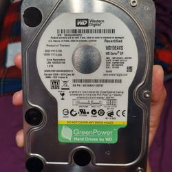 WD GreenPower 1TB Hard Drive HDD For Parts