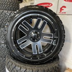 22X12 Raceline And 33” Venom XT FIT CHEVY SILVERADO TAHOE GMC 