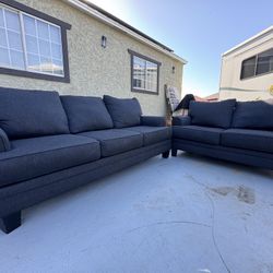 Contemporary Sofa And Loveseat