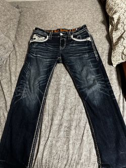 Mens Rock Revival Jeans (32W x 30L)