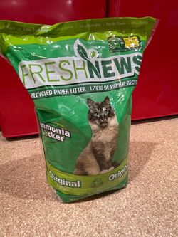 CASH ONLY fresh news Rolled newspaper cat kitty litter