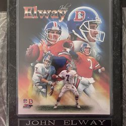 John Elway Mounted Print
