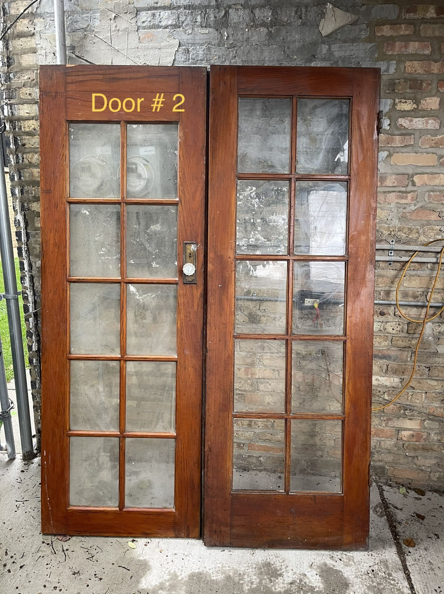 Vintage Hardwood Door #2