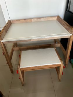 Newer Kid’s Desk and Bench from IKEA