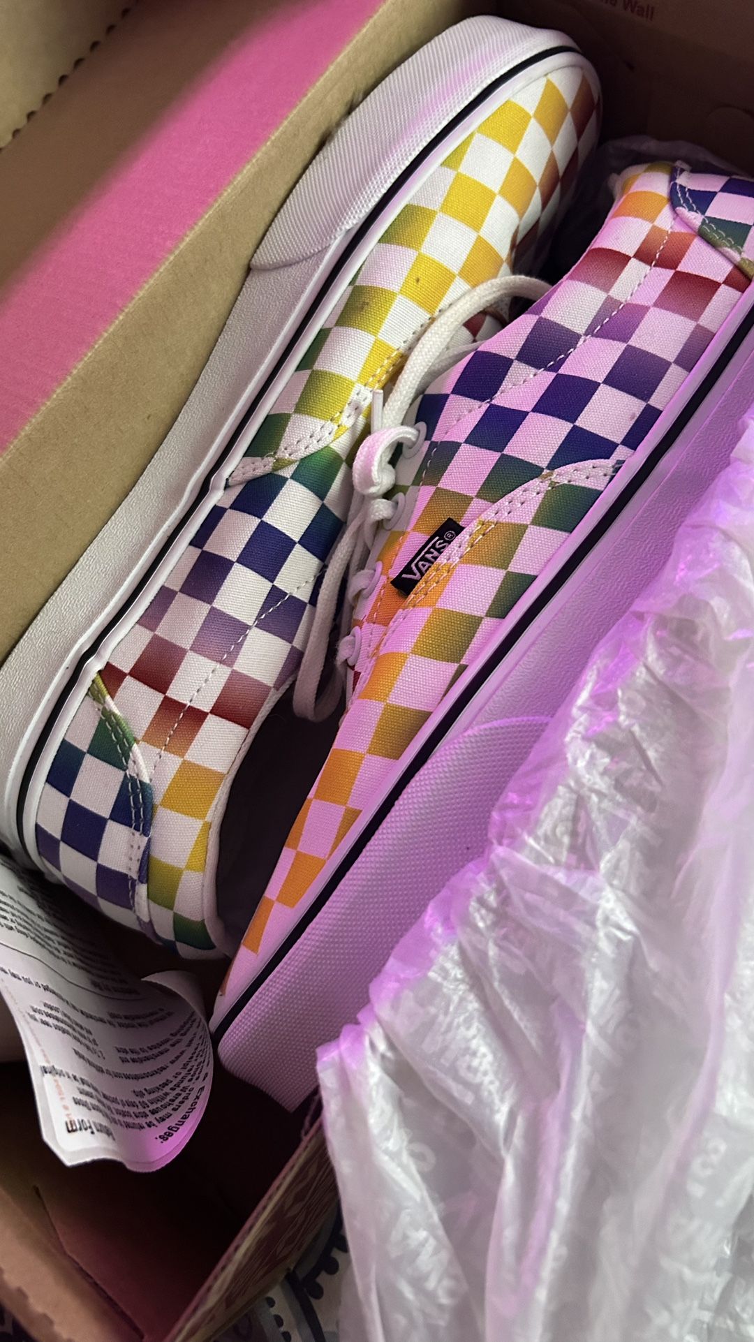 RAINBOW 🌈 VANS Sz 10 W
