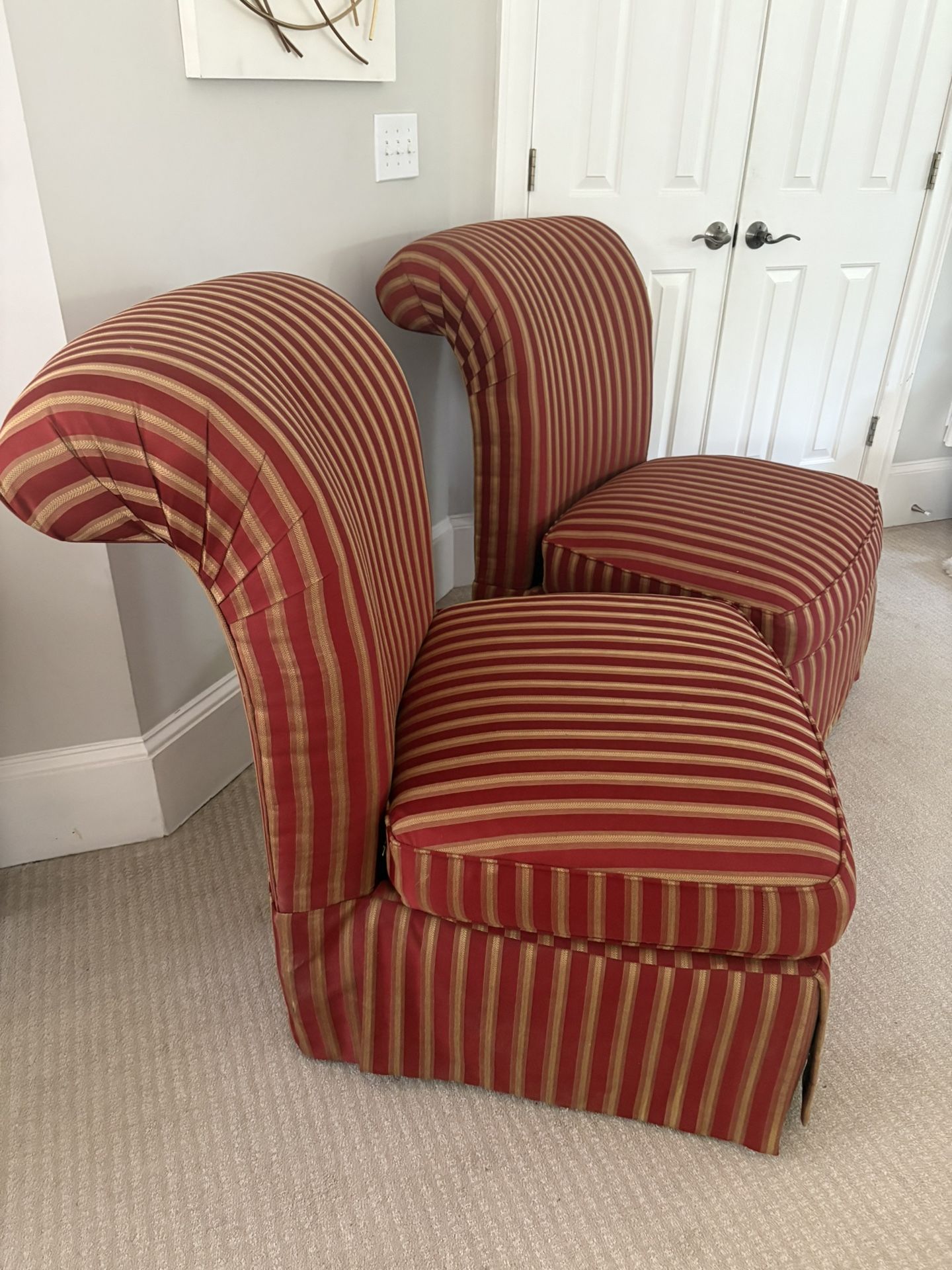 2 Oversized Lounge Chairs