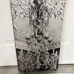 Framed Picture Chandelier 14x24x1/2”