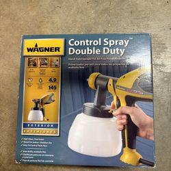 Wagner Control Spray Double Duty Paint And Stain Sprayer 