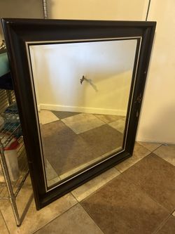 Brown Wood Mirror