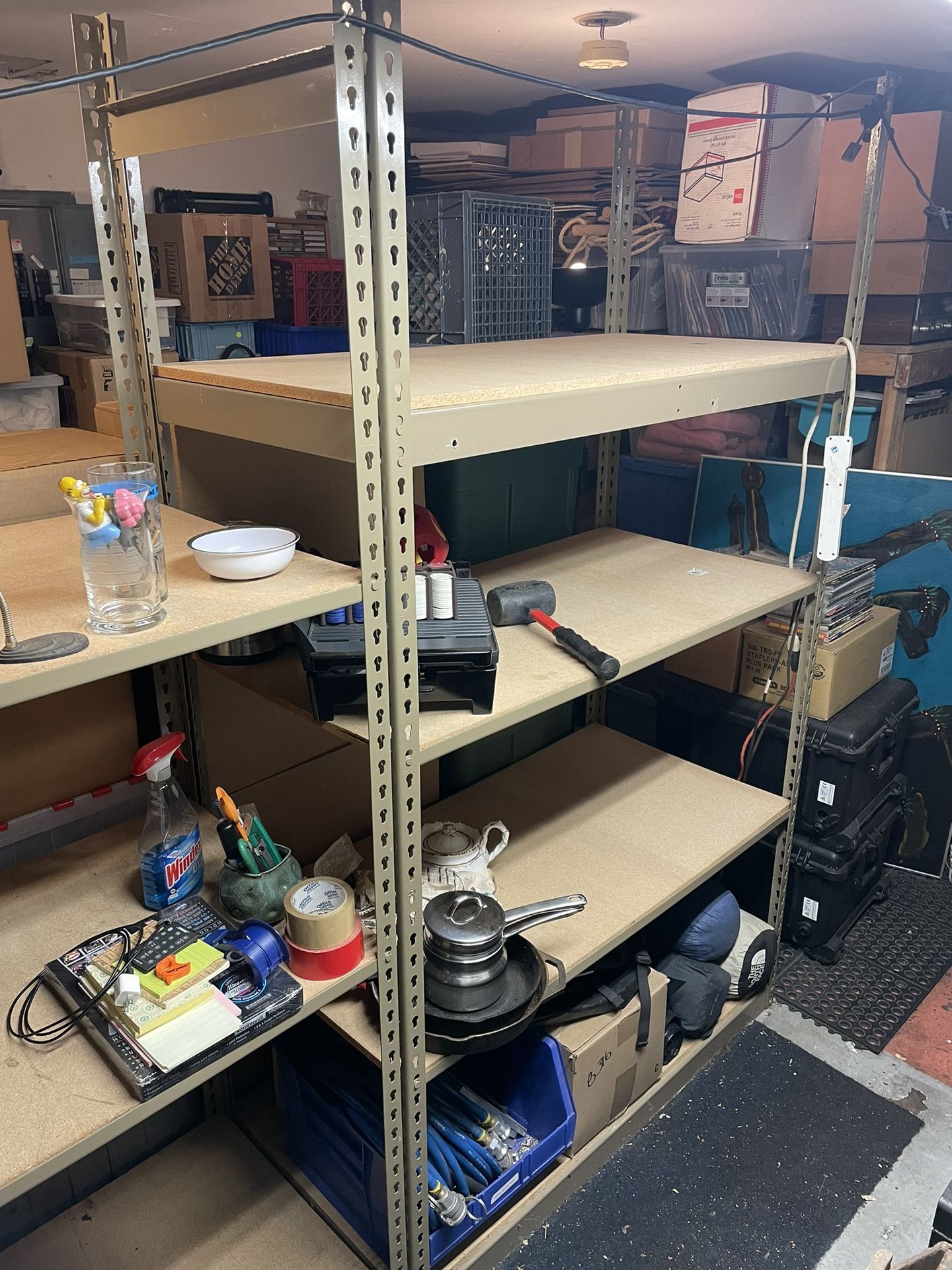 2x Shelving Units - 7’ Storage Shelf