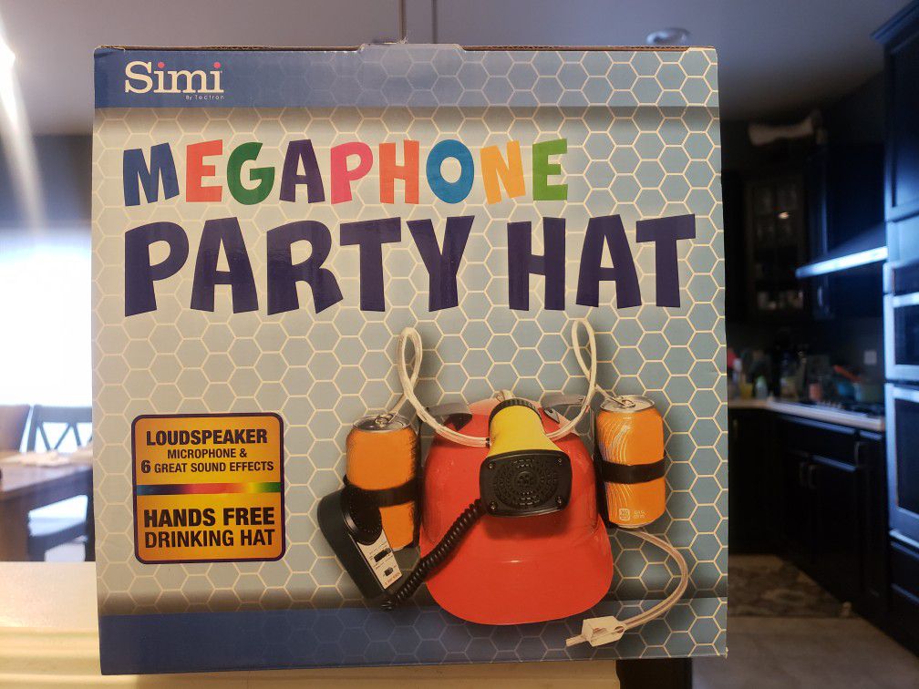 Megaphone party hat