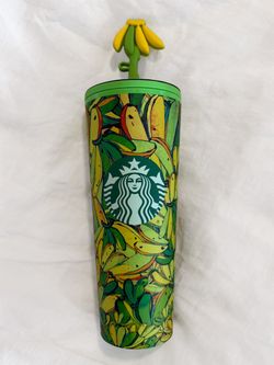 NWT • Starbucks x FARM Rio Limited Edition Venti Tumbler With Straw Topper 24oz