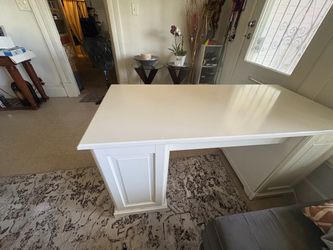 White Office Desk