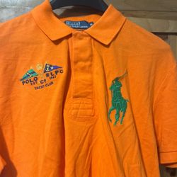 Ralph Lauren Polo RLPC Yacht Club Men’s Sz Medium big Pony Shirt