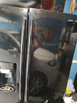 Samsung Black Side-by-Side Refrigerator