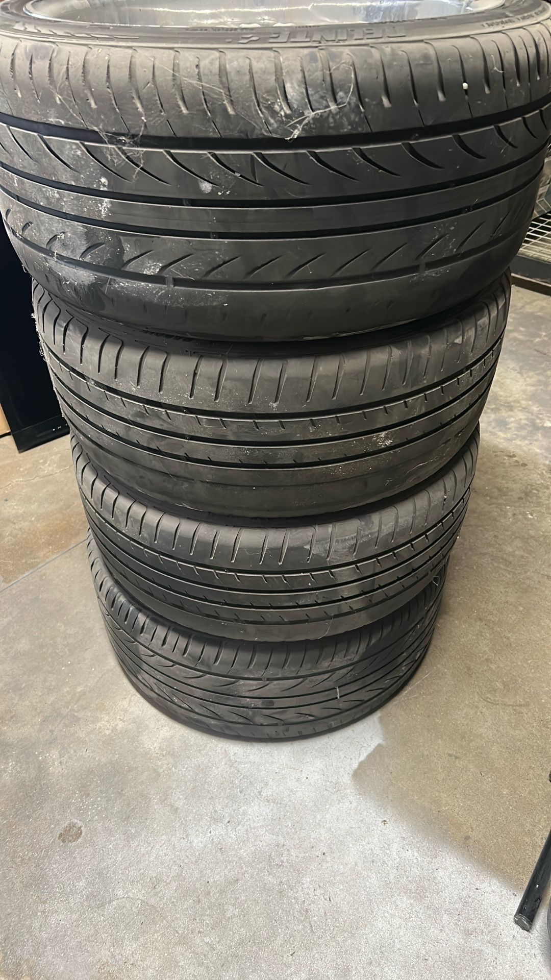 Set Of Tires And Wheels The Tires Are 275/35zr19