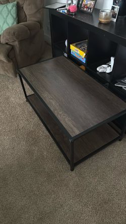 Coffee Table And Side Table With lamp