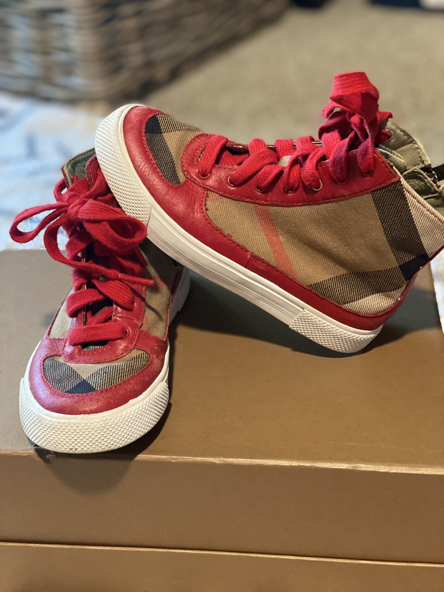 Burberry Kids Sneakers Size 11.5c - Kids
