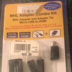 MHL Adapter Combo Kit