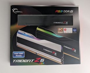 G.SKILL Trident Z5 RGB DDR5-6400 32GB (2x16GB) Intel XMP Ready Desktop RAM