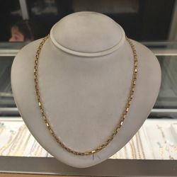 14k Gold Necklace 7.4 Grams 20 Long Layway Available 10%down If You Interested Please Make Sure You Ask For Maribel Thank You 