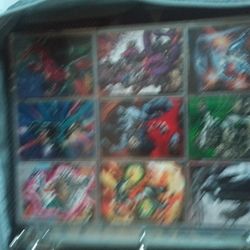 39 Pages Of 1st Edition Skybox Marvel And DC And Batman And Spiderman 1980