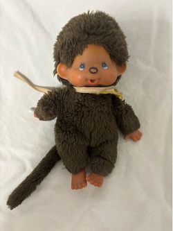 1974 Rare Blue Eyed Monchhichi Seckiguci