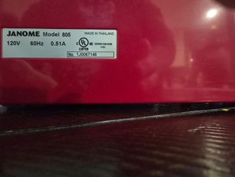 Janome Model 805 Sewing Machine