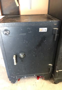 Antique safe very old and very heavy
