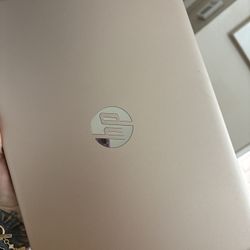 Rose Gold HP laptop