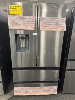 New Samsung 30 cu. ft. Mega Capacity 4-Door French Door Refrigerator with Four Types of Ice