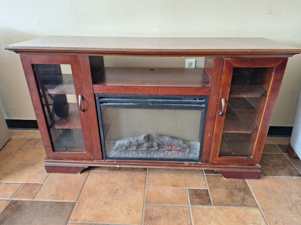 Fireplace TV Stand