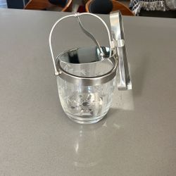 Noritake Sasaki Crystal Ice Bucket