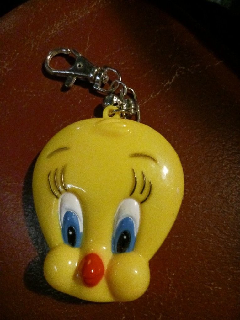 Tweety Bird Mirror Compact With Comb