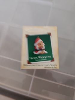 Hallmark Christmas Santa Wanna-Be Ornament