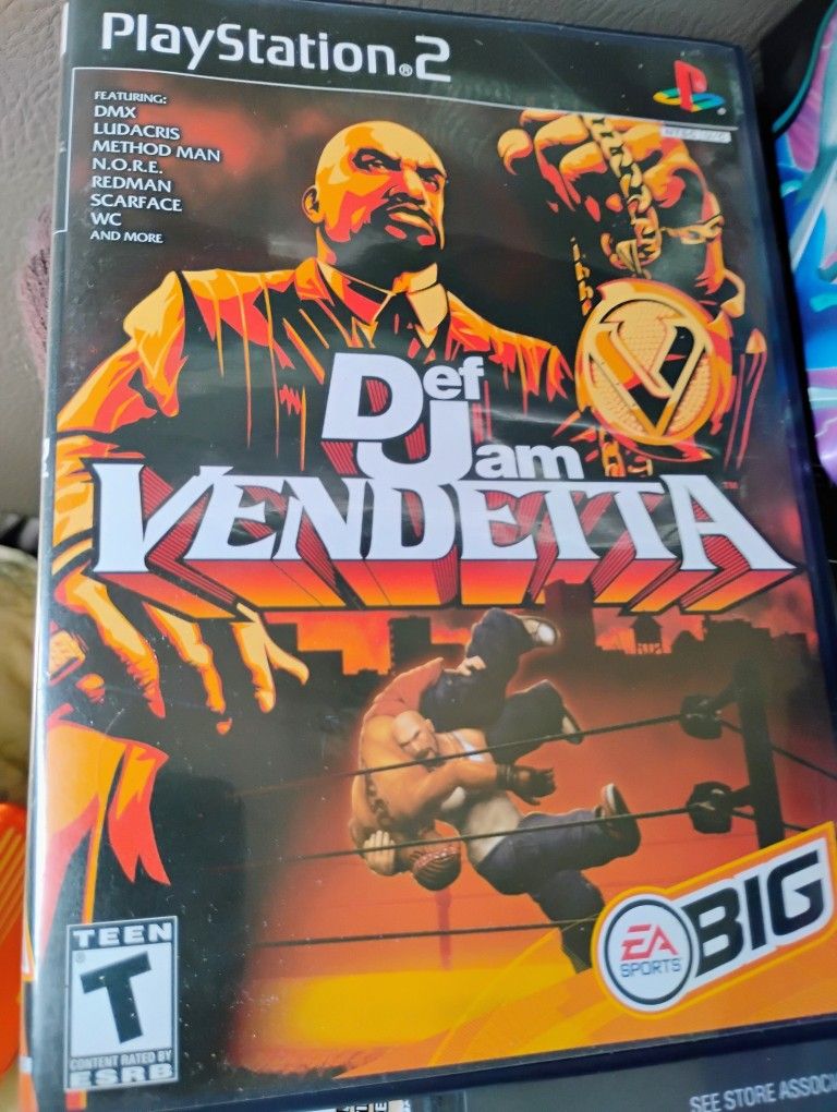 Dej Jam Vendetta PS2 CIB BL /W Registration Card