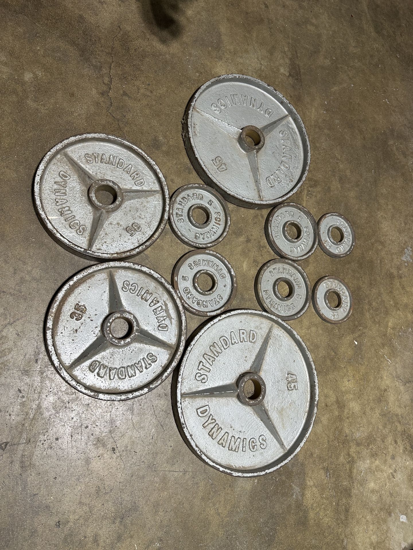235lbs Olympic Cast Iron Weights