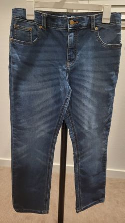 Boys Slim Knit Denim Jeans